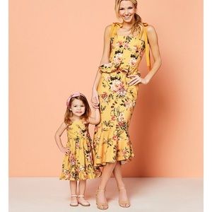 Antonio Melani floral print peplum midi dress